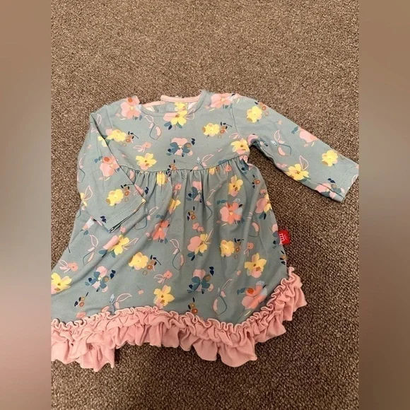 Magnetic Me Toddler Girls Dress Soft Modal Clothing Outfit Notting Hill Print - Picture 8 of 8